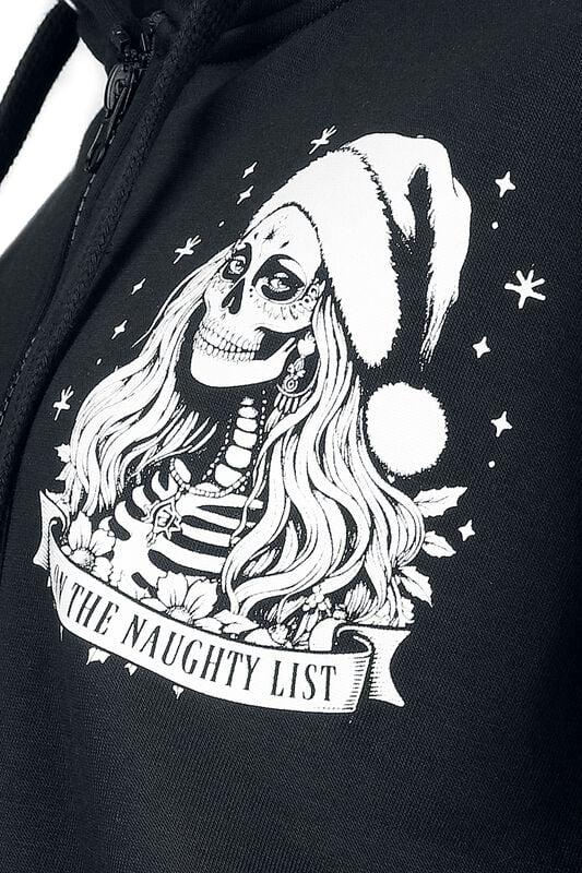 Rock Revival "Xmas" Hoodie Jacket Black By EMP Special Collection