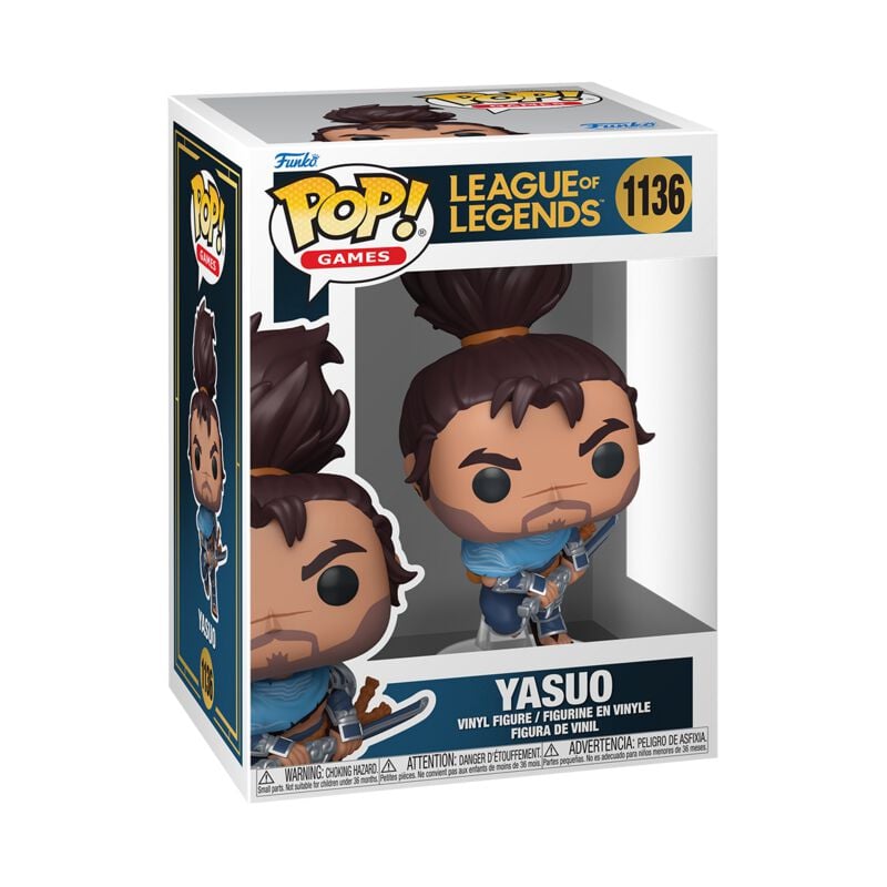 rock revival "Yasuo Vinyl Figurine 1136" Funko Pop by League Of Legends