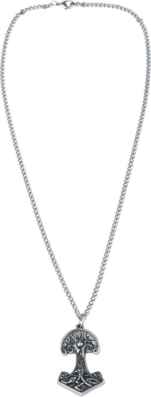 Rock Revival "Yggdrasil - Viking World Tree" Necklace Silver-coloured By Alchemy Gothic