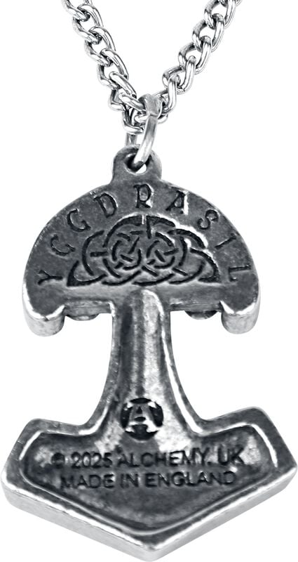 Rock Revival "Yggdrasil - Viking World Tree" Necklace Silver-coloured By Alchemy Gothic