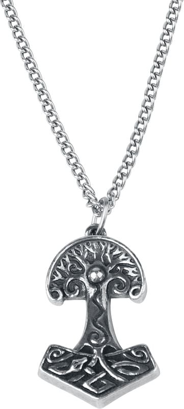 rock revival "Yggdrasil - Viking World Tree" Necklace silver-coloured by Alchemy Gothic