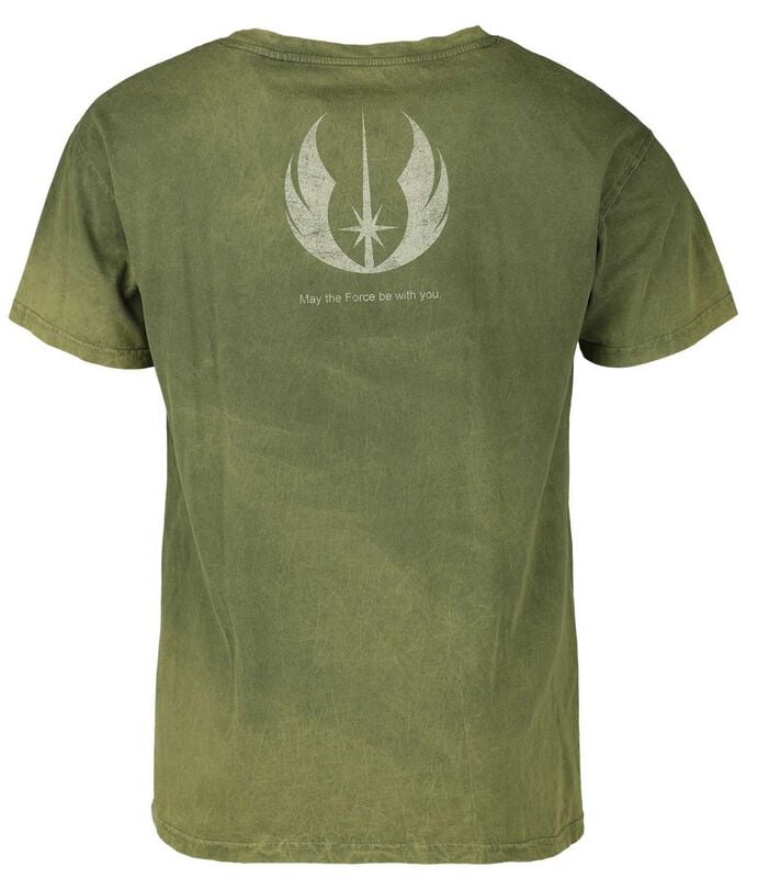 Rock Revival "Yoda - May The Force Be With You" T-Shirt Green By Star Wars