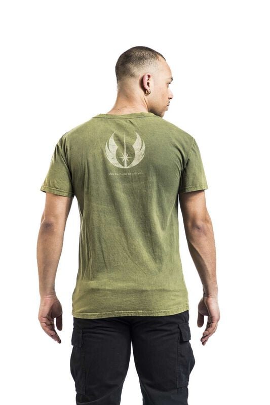 Rock Revival "Yoda - May The Force Be With You" T-Shirt Green By Star Wars