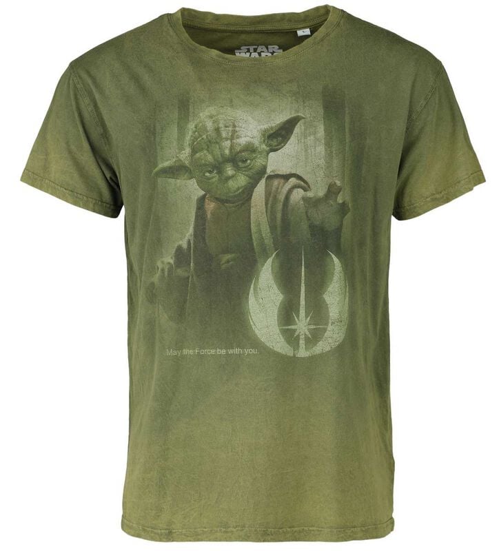 rock revival "Yoda - May The Force Be With You" T-Shirt green by Star Wars