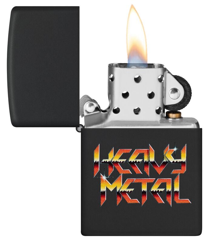 Rock Revival "Zippo - Black Matte" Lighter By Heavy Metal