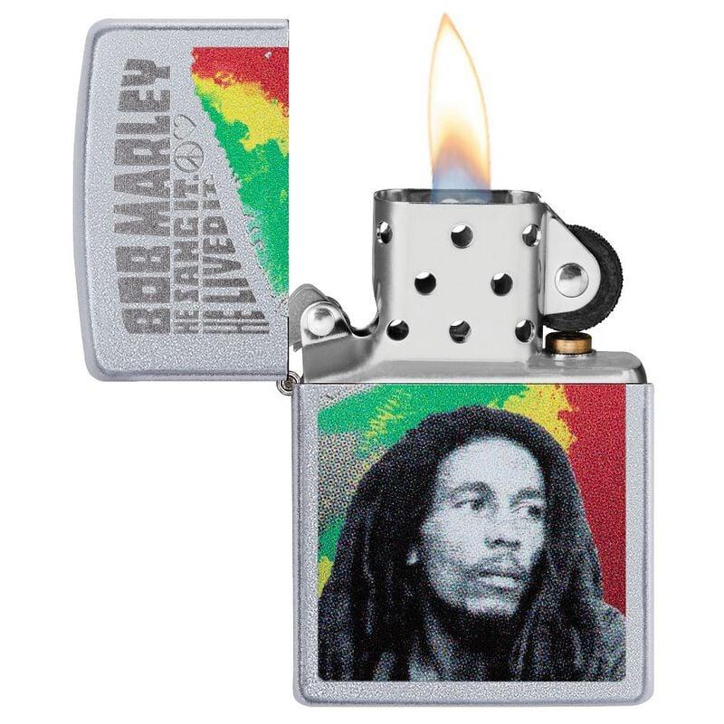 Rock Revival "Zippo - Satin Chrome" Lighter By Bob Marley