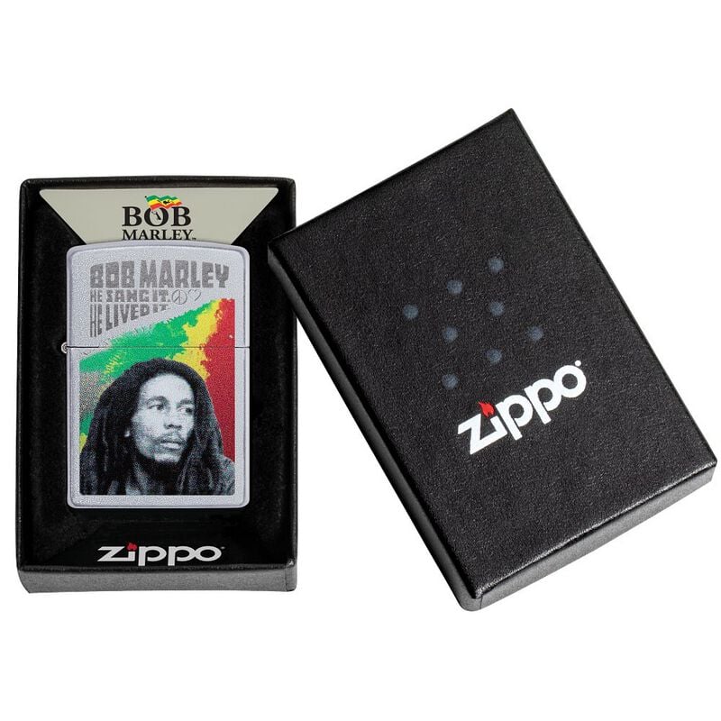 Rock Revival "Zippo - Satin Chrome" Lighter By Bob Marley
