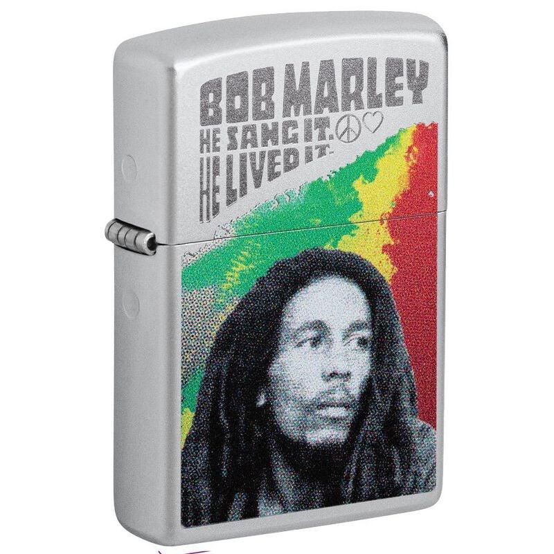 rock revival "Zippo - Satin Chrome" Lighter by Bob Marley