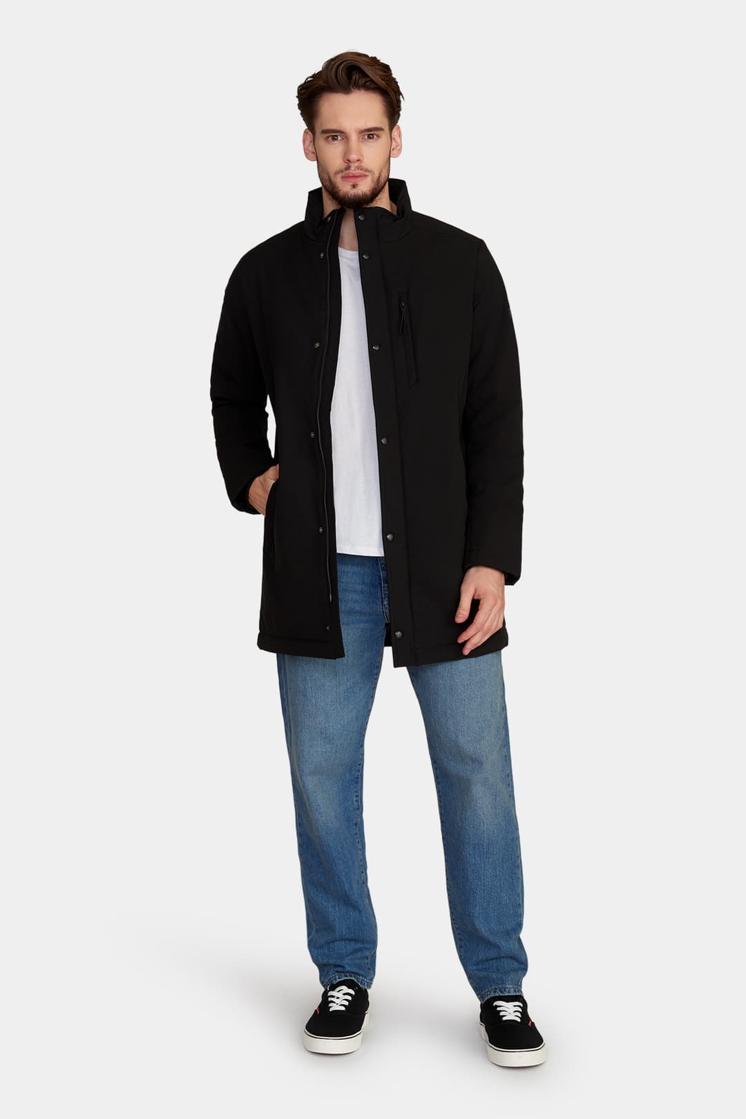 rockandblue Aaron Coat Black