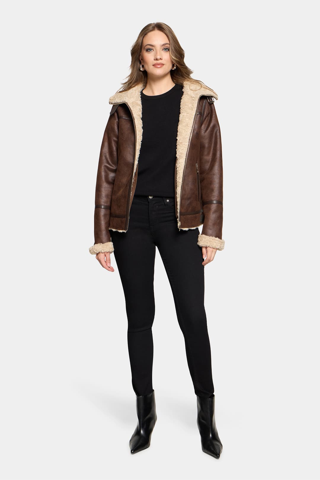 Rockandblue Belle Jacket - Dark Brown/Beige