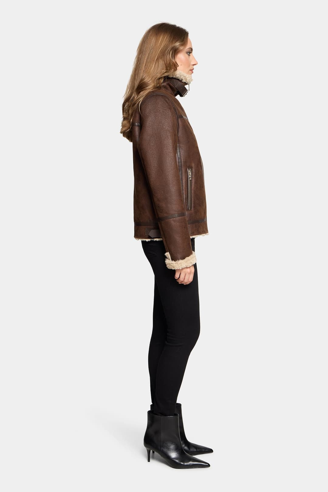 Rockandblue Belle Jacket - Dark Brown/Beige