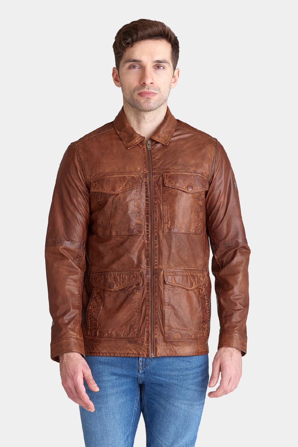 Rockandblue Bounce Shirtjacket - Dark Cognac