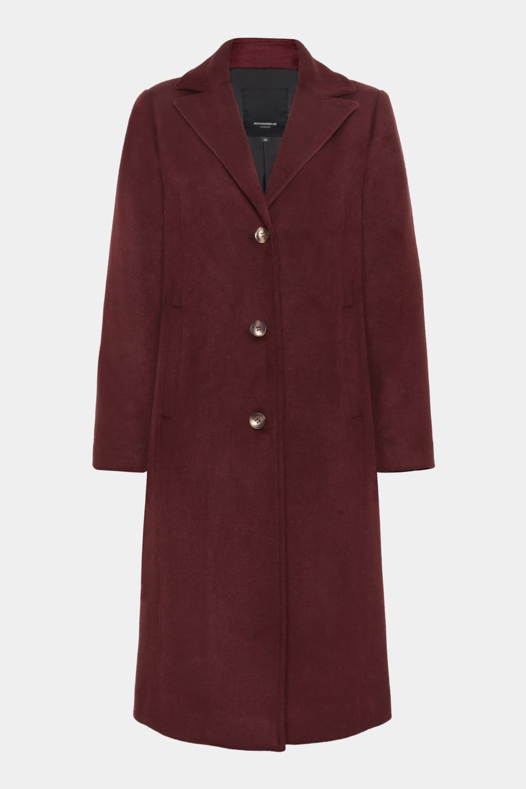 rockandblue Delta Coat - Deep Wine