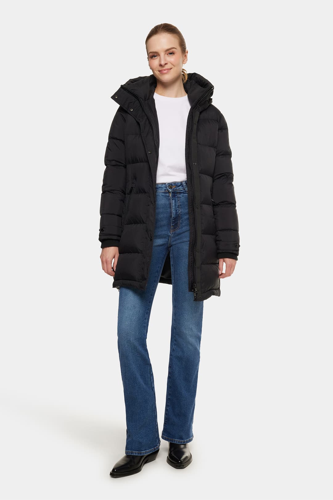 rockandblue Falcon Mid Coat - Black