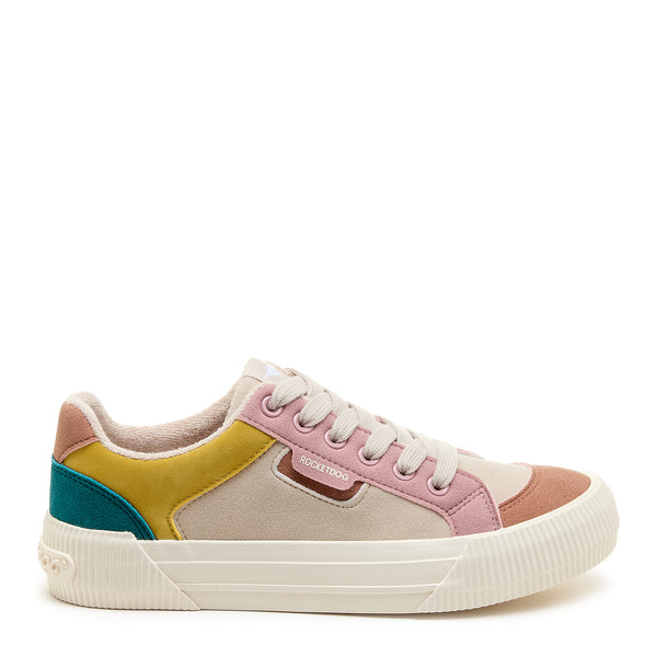 rocket dog Cheery Natural Pastel Color Block Sneaker