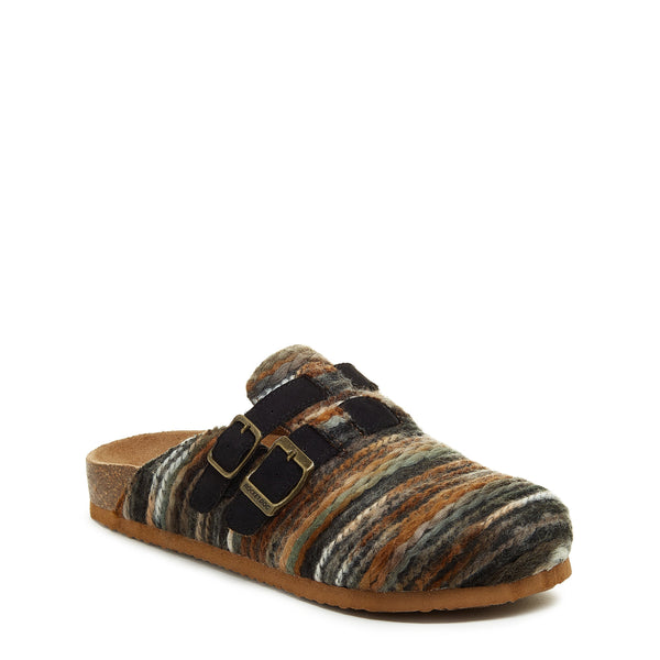 Rocket Dog Abel Brown Stripe Mule