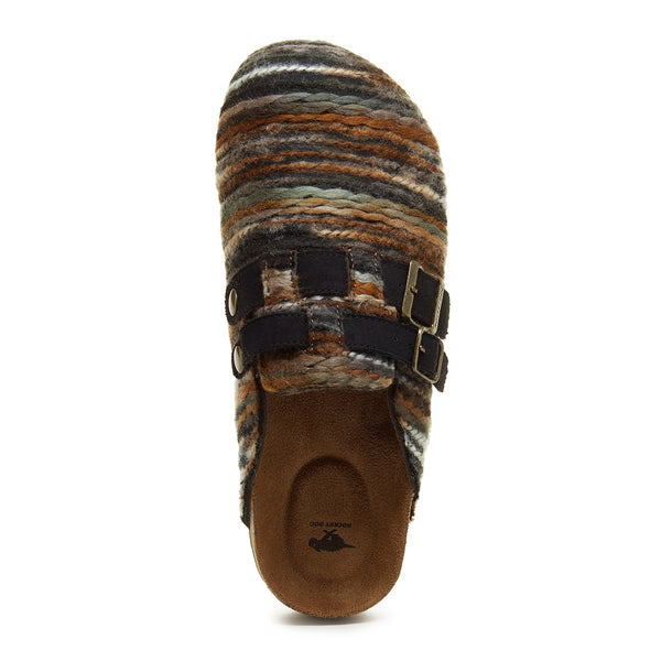 Rocket Dog Abel Brown Stripe Mule