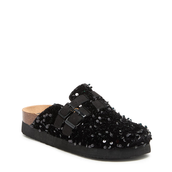 Rocket Dog Abel Plus Black Sequin Mule