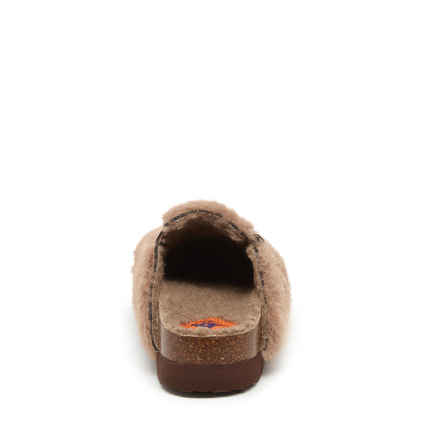 Rocket Dog Abel Plus Fuzzy Taupe Mule