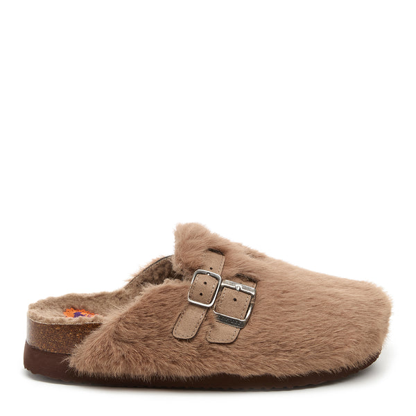 rocket dog Abel Plus Fuzzy Taupe Mule
