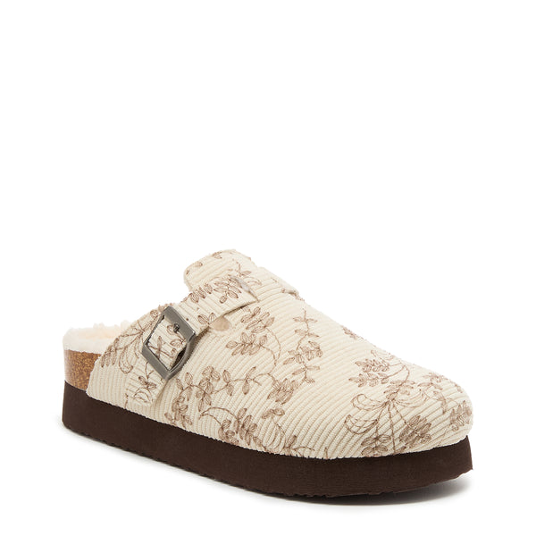Rocket Dog Abel Plus Natural Floral Mule
