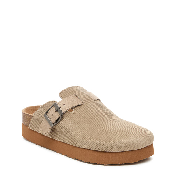 Rocket Dog Abel Plus Taupe Corduroy Mule