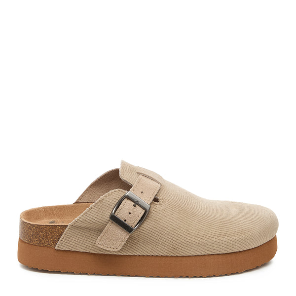rocket dog Abel Plus Taupe Corduroy Mule