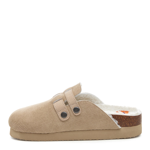 Rocket Dog Abel Taupe Corduroy Mule