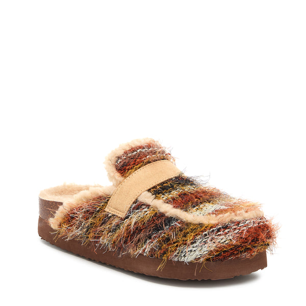 Rocket Dog Artic Brown Shearling Mule