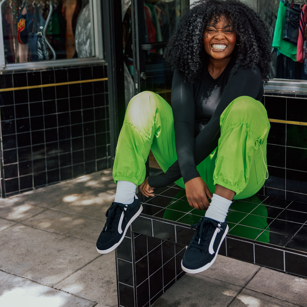 Rocket Dog Bolt Black Suede Sneakers