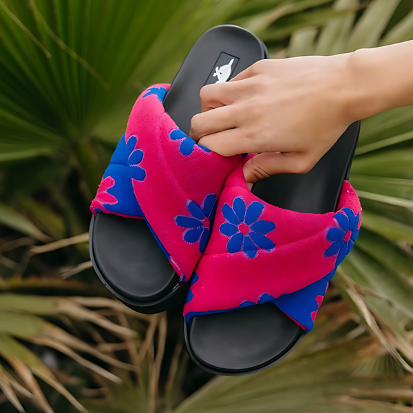Rocket Dog Breeze Hot Pink Slide Sandal