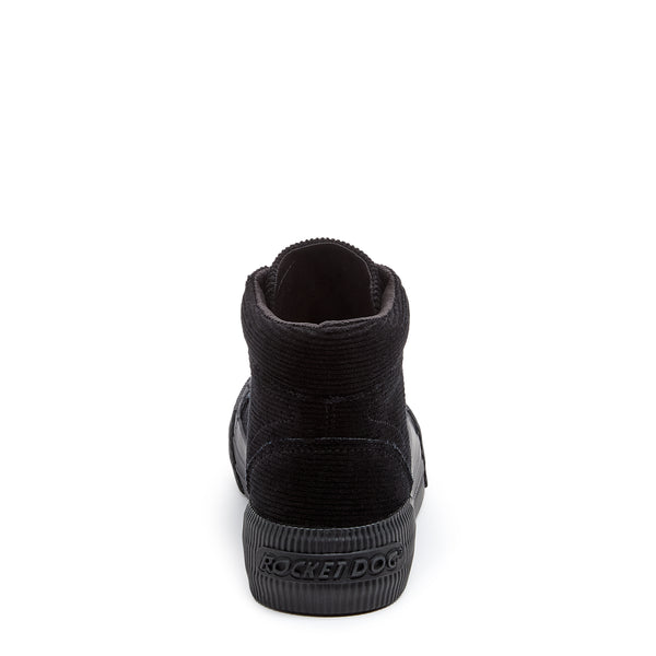 Rocket Dog Cheery Black Corduroy High Top Sneaker