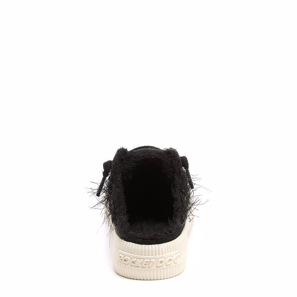 Rocket Dog Cheery Black Glam Mule Sneaker