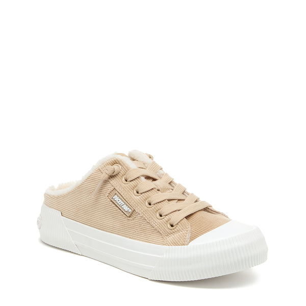 Rocket Dog Cheery Natural Corduroy Mule Sneaker