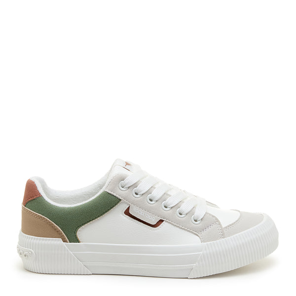 rocket dog Cheery Olive Color Block Sneaker
