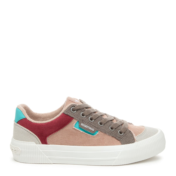 rocket dog Cheery Rose Colorblock Corduroy Sneaker