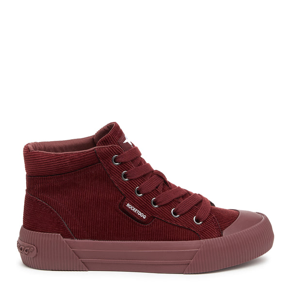 rocket dog Cheery Rust Corduroy High Top Sneaker
