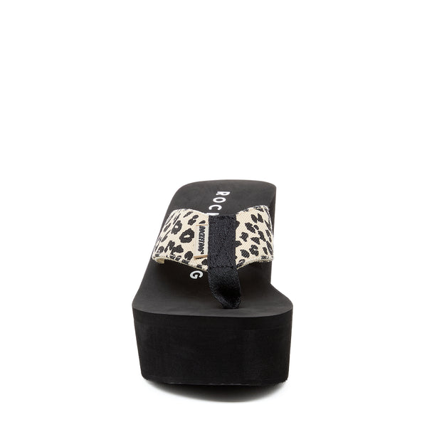 Rocket Dog Crush Leopard Platform Flip Flop