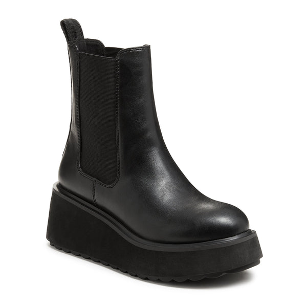 Rocket Dog Heyday All Black Platform Chelsea Boot