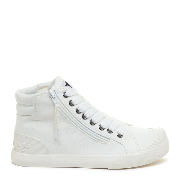 rocket dog Jazzin All White High Top Sneaker
