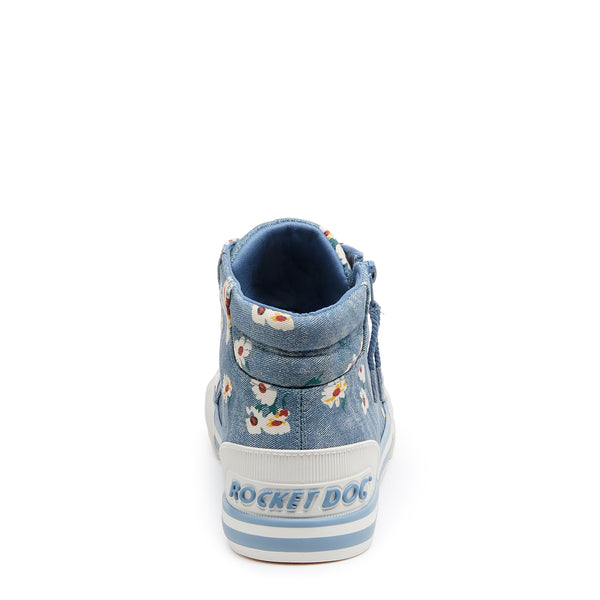 Rocket Dog Jazzin Blue Floral High Top Sneaker