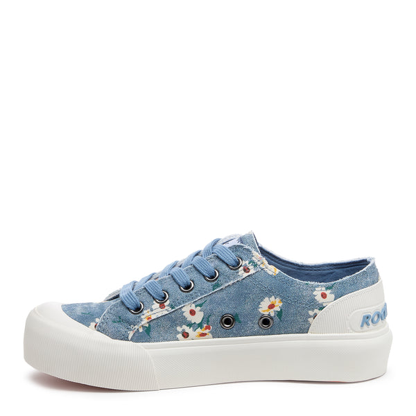Rocket Dog Jazzin Plus Blue Floral Sneaker
