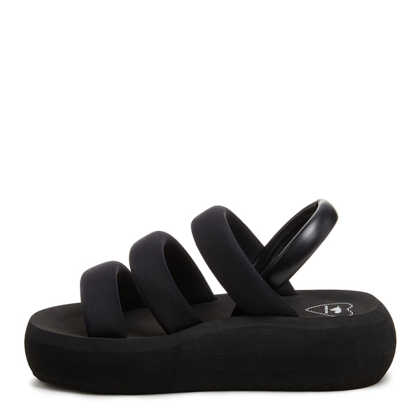 Rocket Dog Smile Black Strappy Sandal