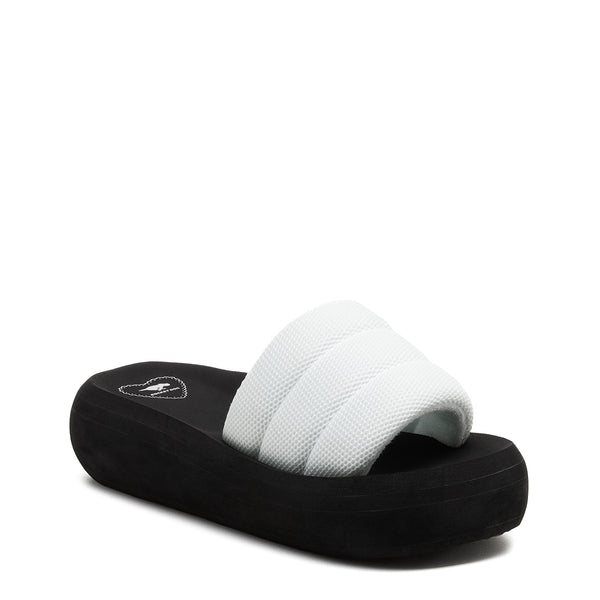 Rocket Dog Splash White Slide Sandal