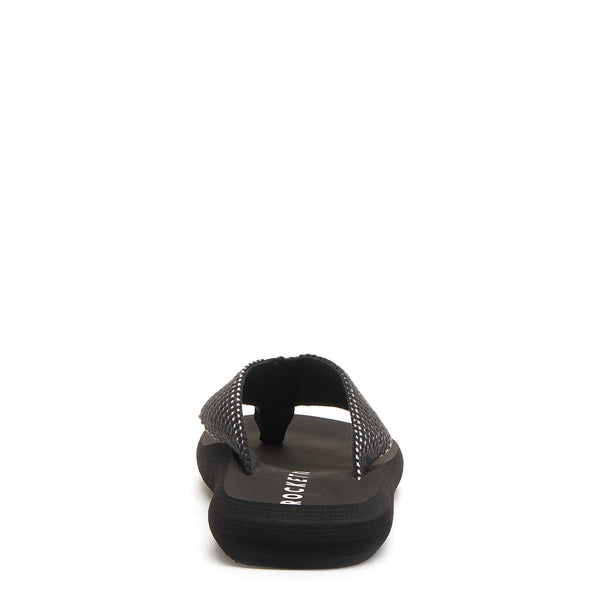 Rocket Dog Spotlight Black Mesh Flip Flop