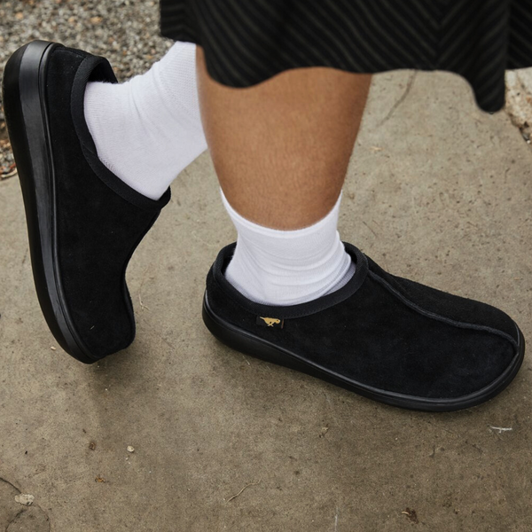 Rocket Dog Sugar Glide Black Suede Slipper