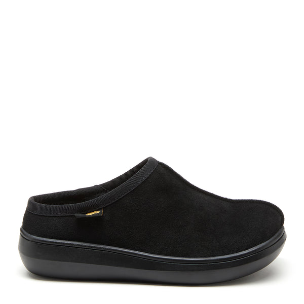 rocket dog Sugar Glide Black Suede Slipper