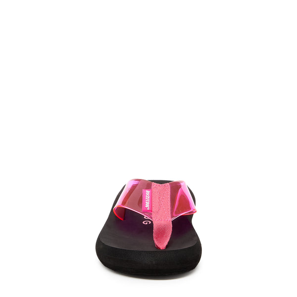 Rocket Dog Sunset Pink Clear Flip Flop