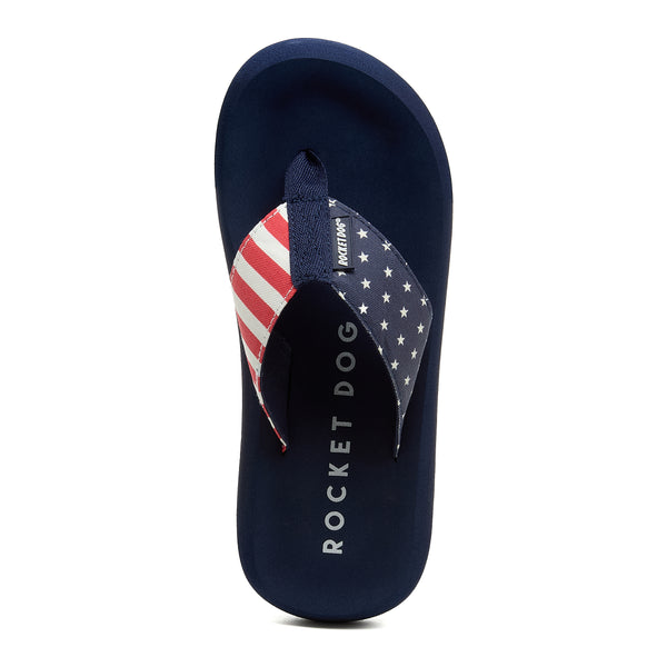 Rocket Dog Spotlight USA Stars And Stripes Flip Flop