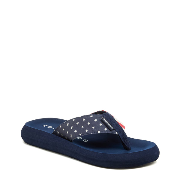 Rocket Dog Spotlight USA Stars And Stripes Flip Flop